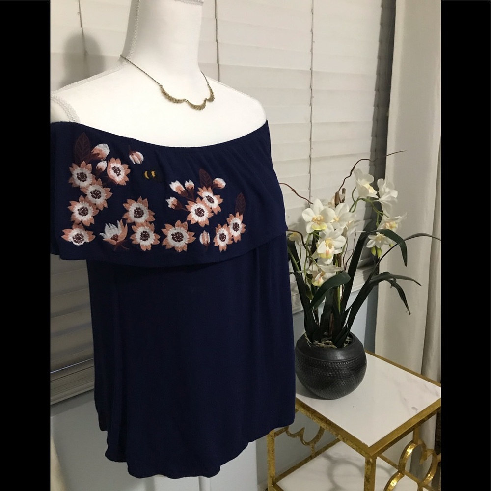 3/ $25 Off the shoulder top